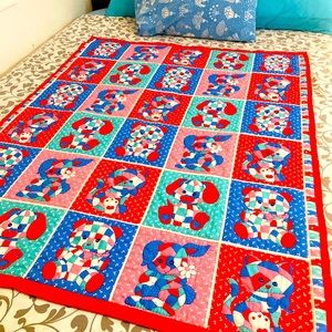 🌟Child’s Handmade Quilt NEW Vintage🌟